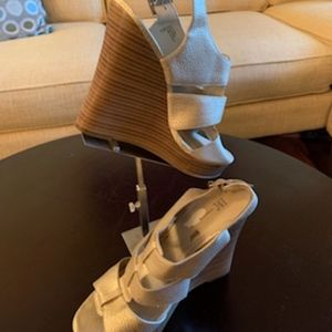 Gold Wedge Sandal